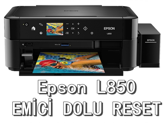 Epson L850 Reset Emici Dolu Giderme